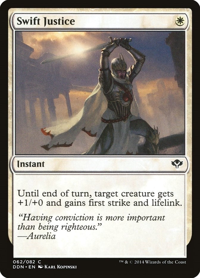 Swift Justice (62) (Duel Decks: Speed vs. Cunning)