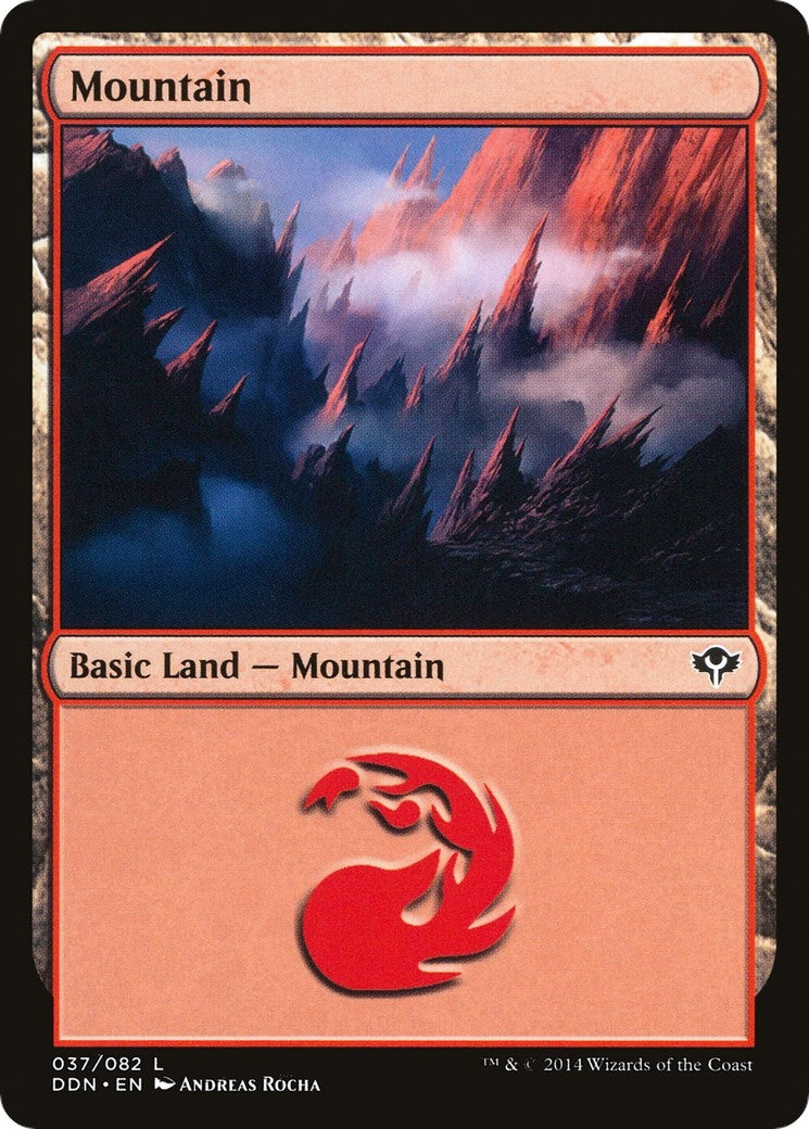Mountain (037) (37) (Duel Decks: Speed vs. Cunning)
