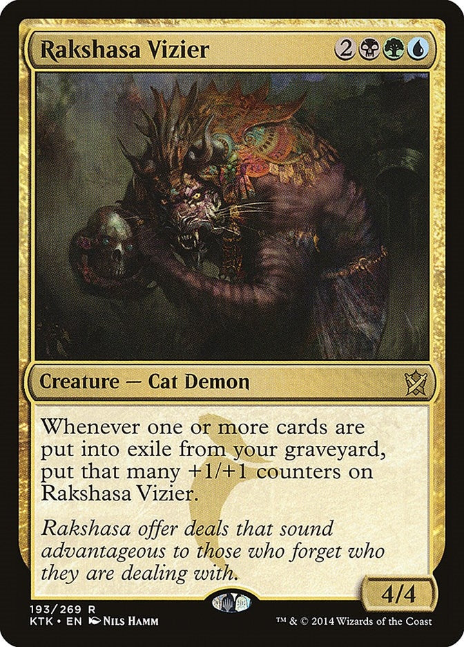 Rakshasa Vizier (193) (Khans of Tarkir)