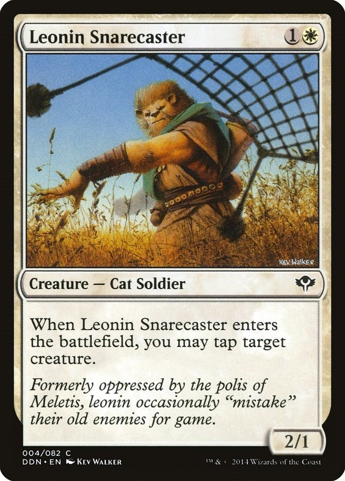 Leonin Snarecaster (4) (Duel Decks: Speed vs. Cunning)