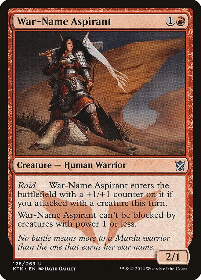 War-Name Aspirant (126)