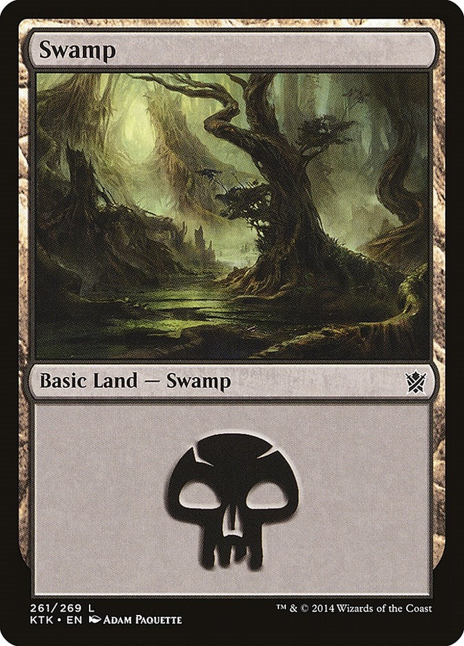 Swamp (261) (261) (Khans of Tarkir)