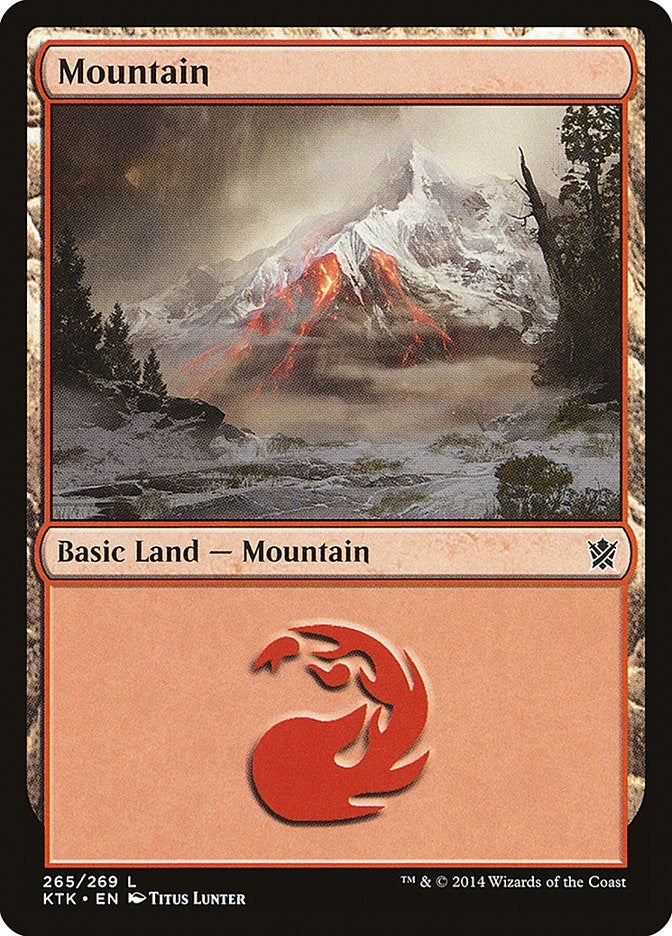 Mountain (265) (265) (Khans of Tarkir)