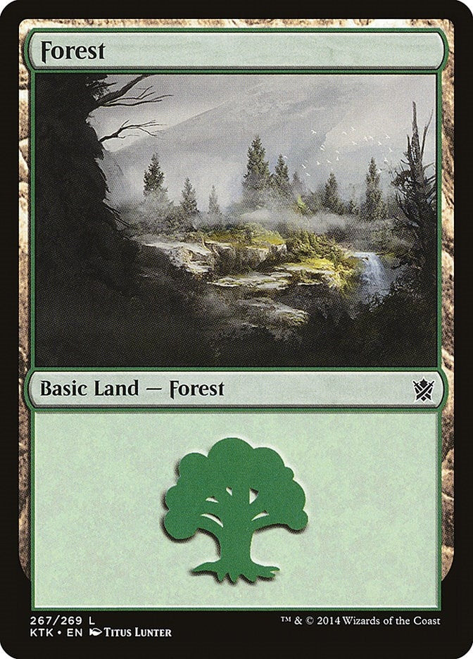 Forest (267) (267) (Khans of Tarkir)