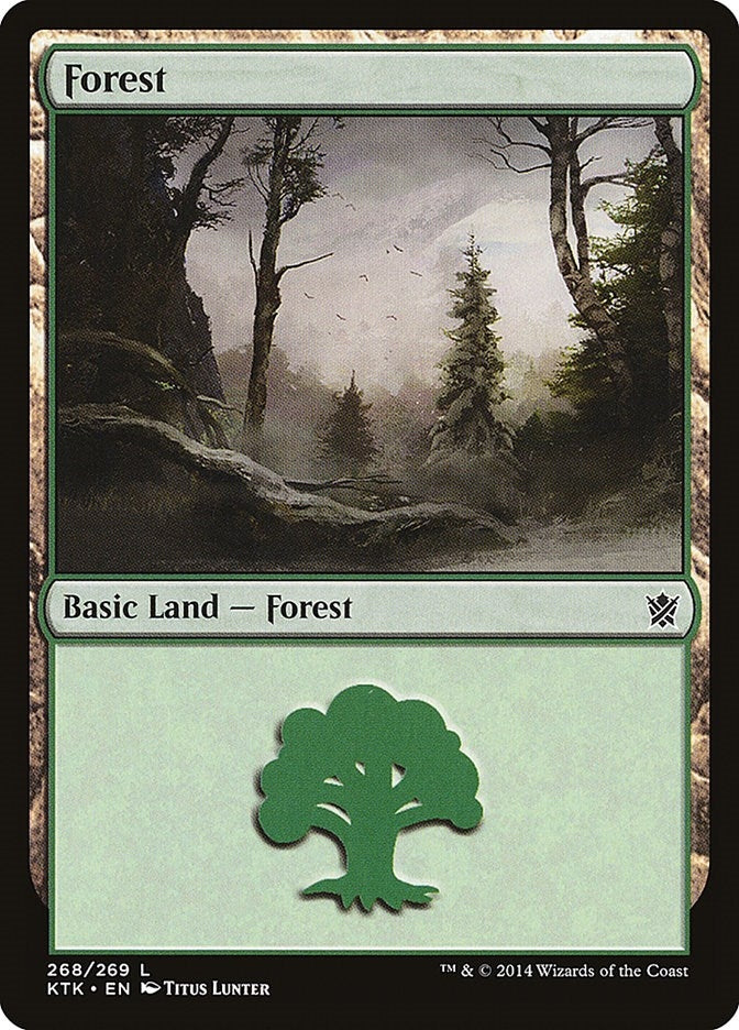 Forest (268) (268) (Khans of Tarkir)