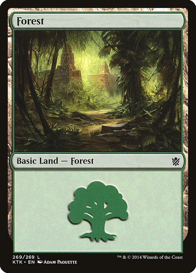 Forest (269) (269) (Khans of Tarkir)