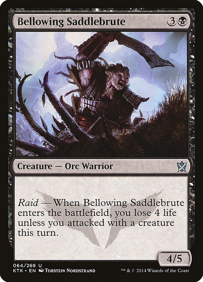 Bellowing Saddlebrute (64) (Khans of Tarkir)