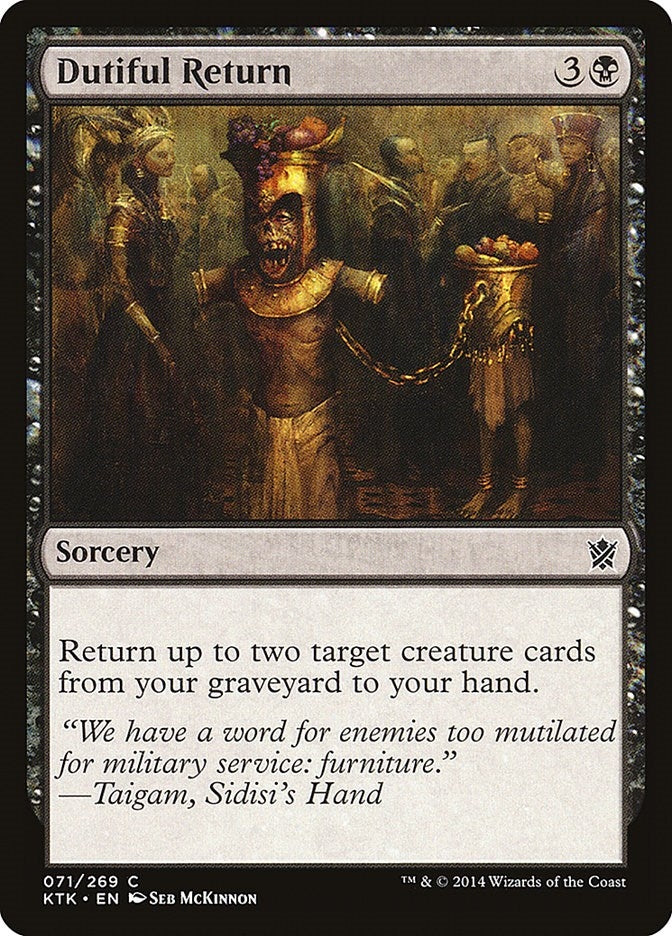 Dutiful Return (71) (Khans of Tarkir)