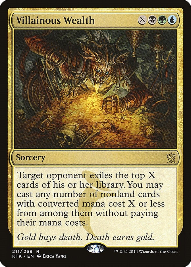Villainous Wealth (211) (Khans of Tarkir)