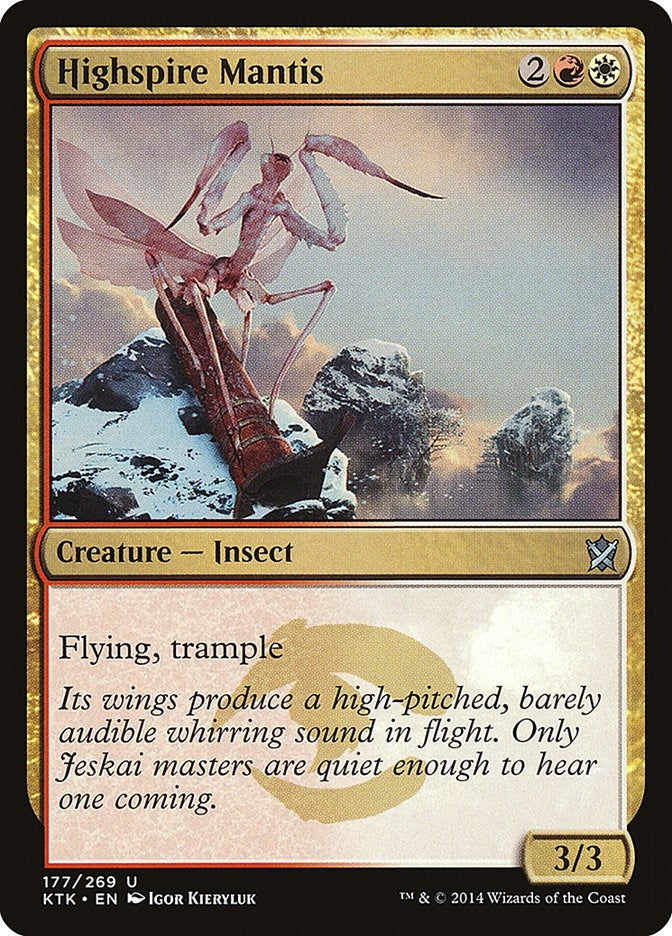 Highspire Mantis (177) (Khans of Tarkir)