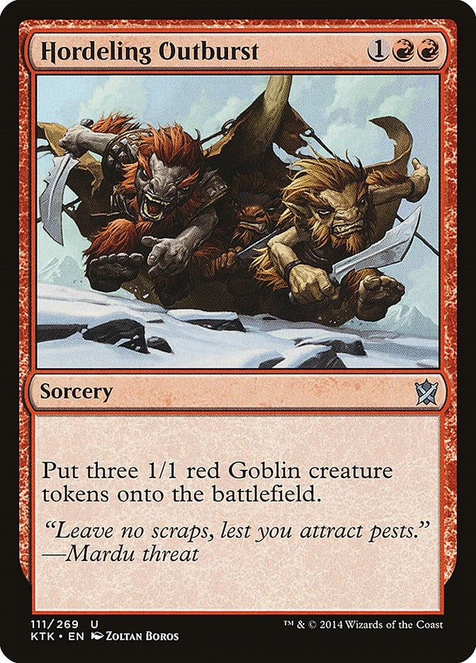 Hordeling Outburst (111) (Khans of Tarkir)