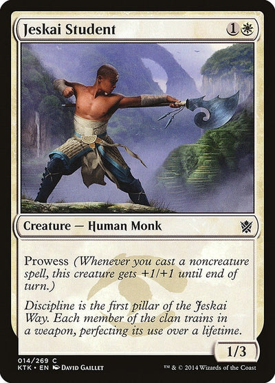 Jeskai Student (14) (Khans of Tarkir)