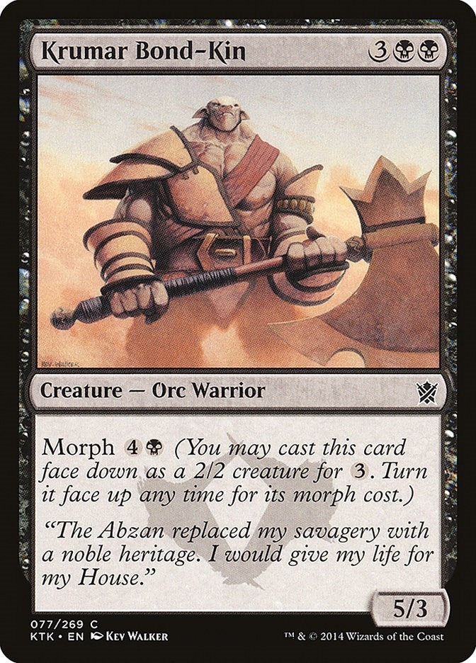Krumar Bond-Kin (77) (Khans of Tarkir)