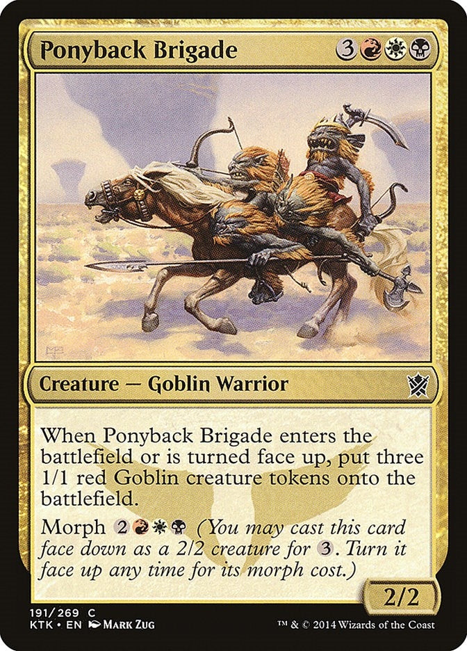 Ponyback Brigade (191) (Khans of Tarkir)