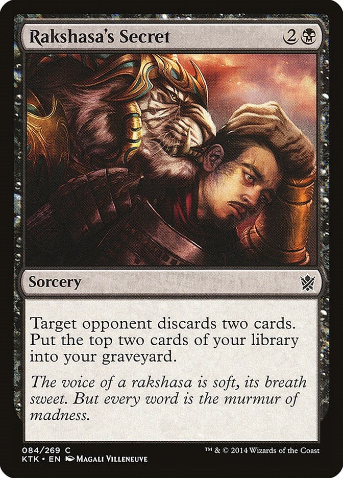 Rakshasa's Secret (84) (Khans of Tarkir)