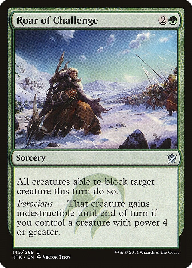 Roar of Challenge (145) (Khans of Tarkir)