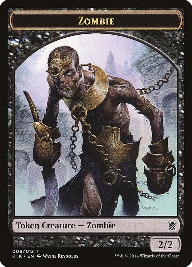 Zombie Token (6) (Khans of Tarkir)
