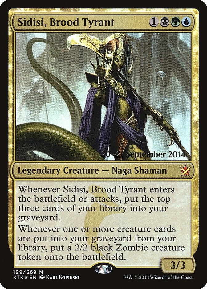 Sidisi, Brood Tyrant (199) (Prerelease Cards)