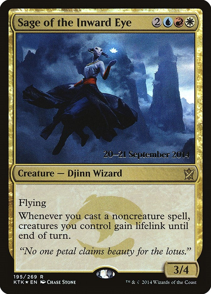 Sage of the Inward Eye (195) (Prerelease Cards)