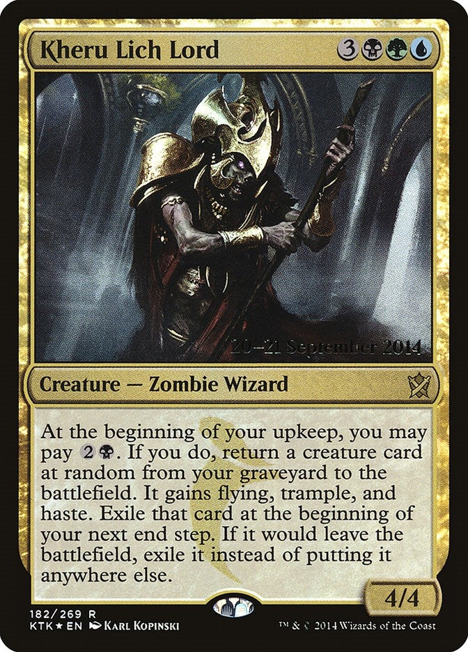 Kheru Lich Lord (182) (Prerelease Cards)