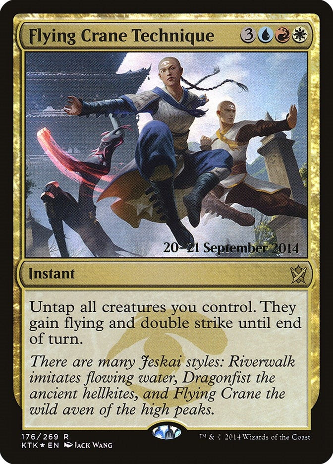 Flying Crane Technique (176) (Prerelease Cards)