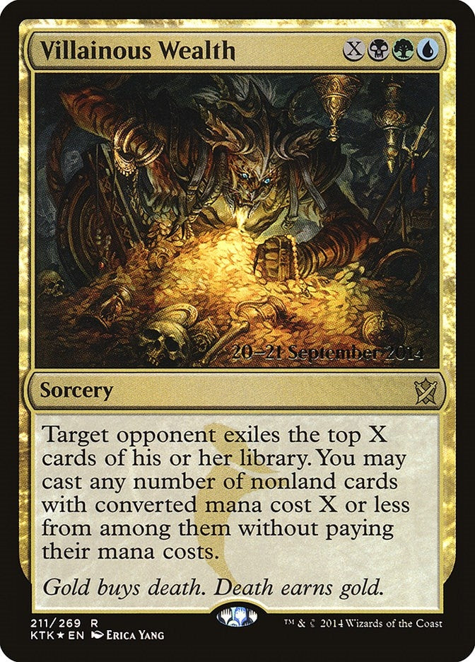 Villainous Wealth (211) (Prerelease Cards)