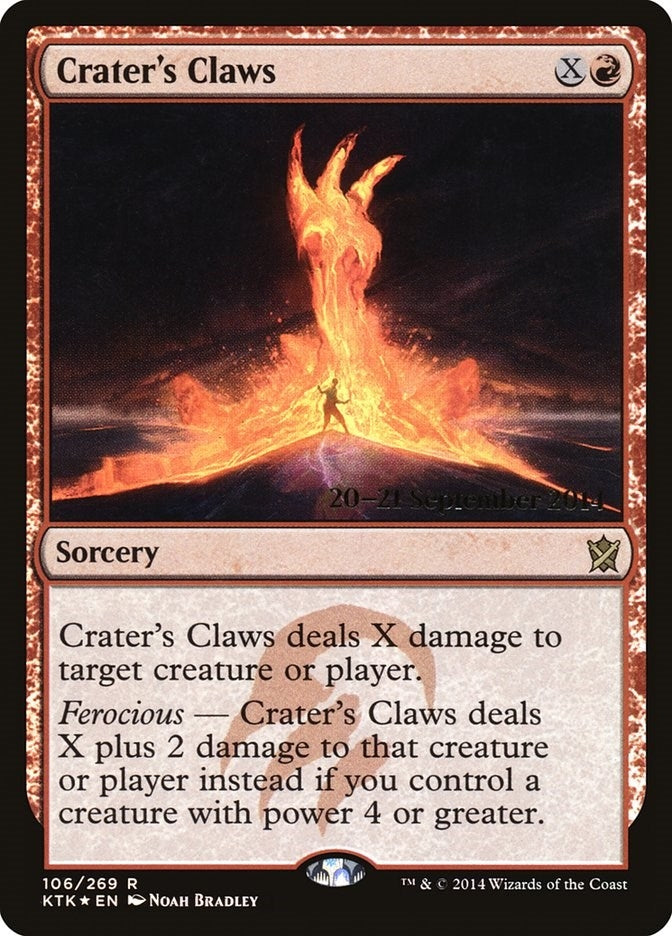 Crater's Claws (106) (Prerelease Cards)