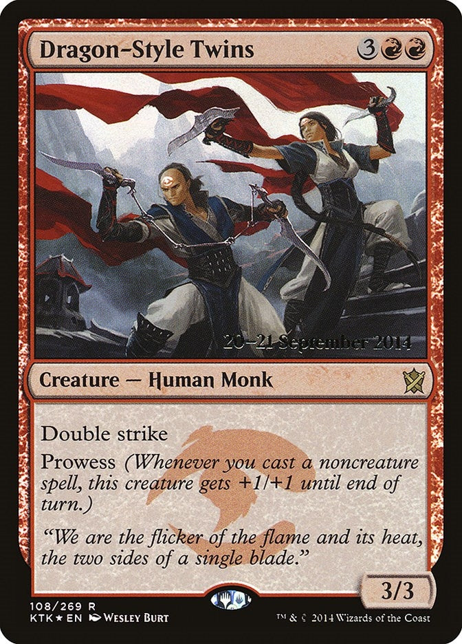 Dragon-Style Twins (108) (Prerelease Cards)