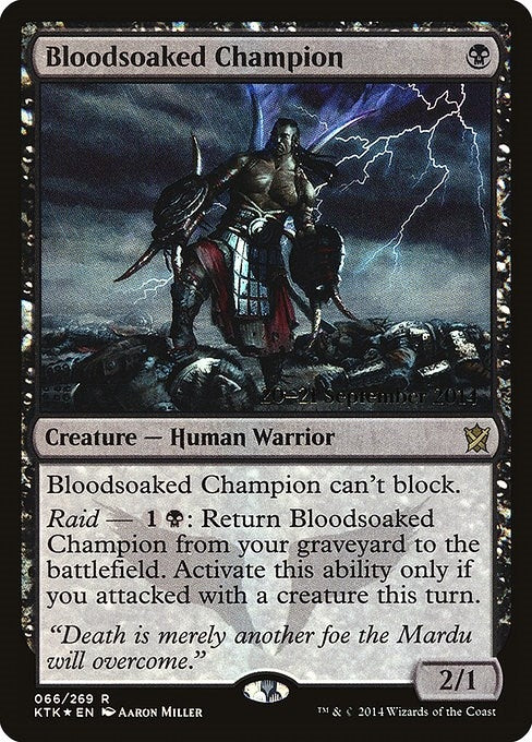 Bloodsoaked Champion (66) (Prerelease Cards)