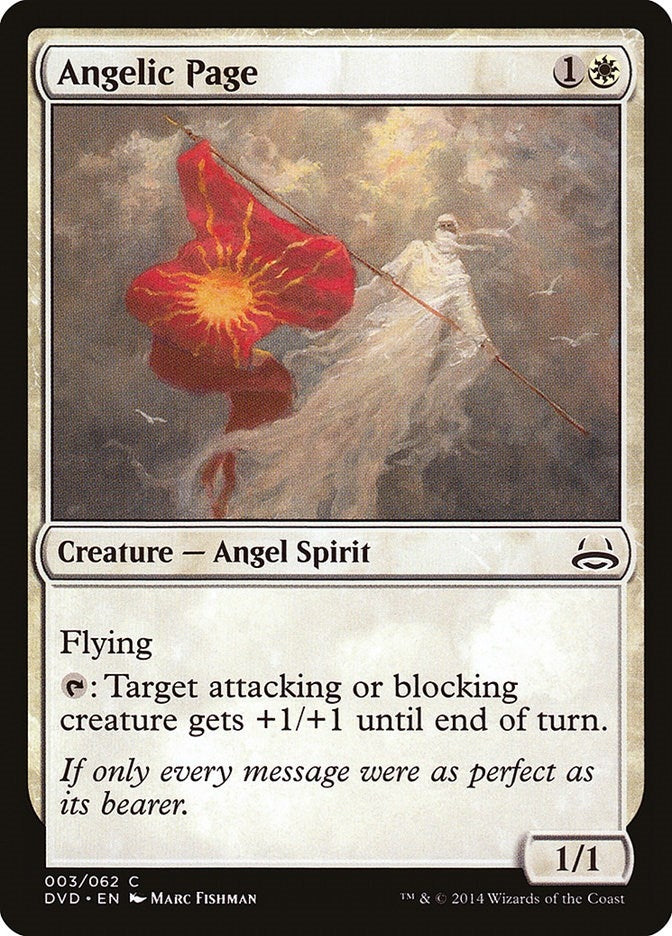 Angelic Page (3) (Duel Decks: Anthology)