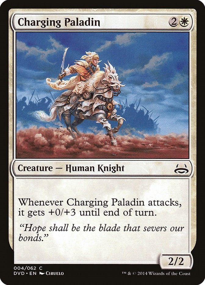 Charging Paladin (4) (Duel Decks: Anthology)