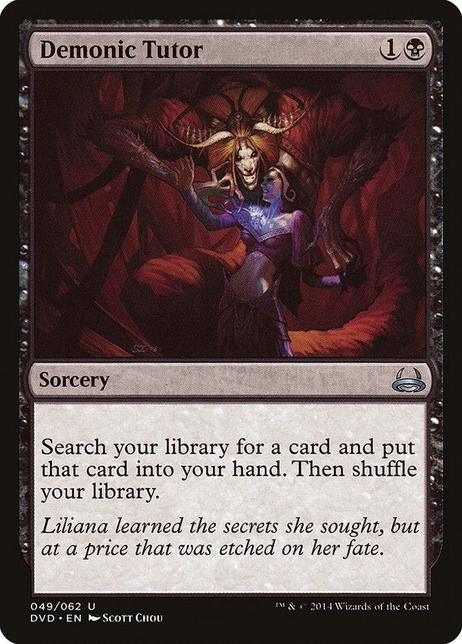 Demonic Tutor (49) (Duel Decks: Anthology)