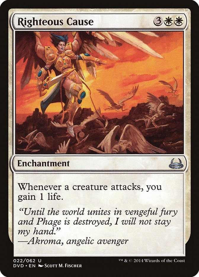 Righteous Cause (22) (Duel Decks: Anthology)