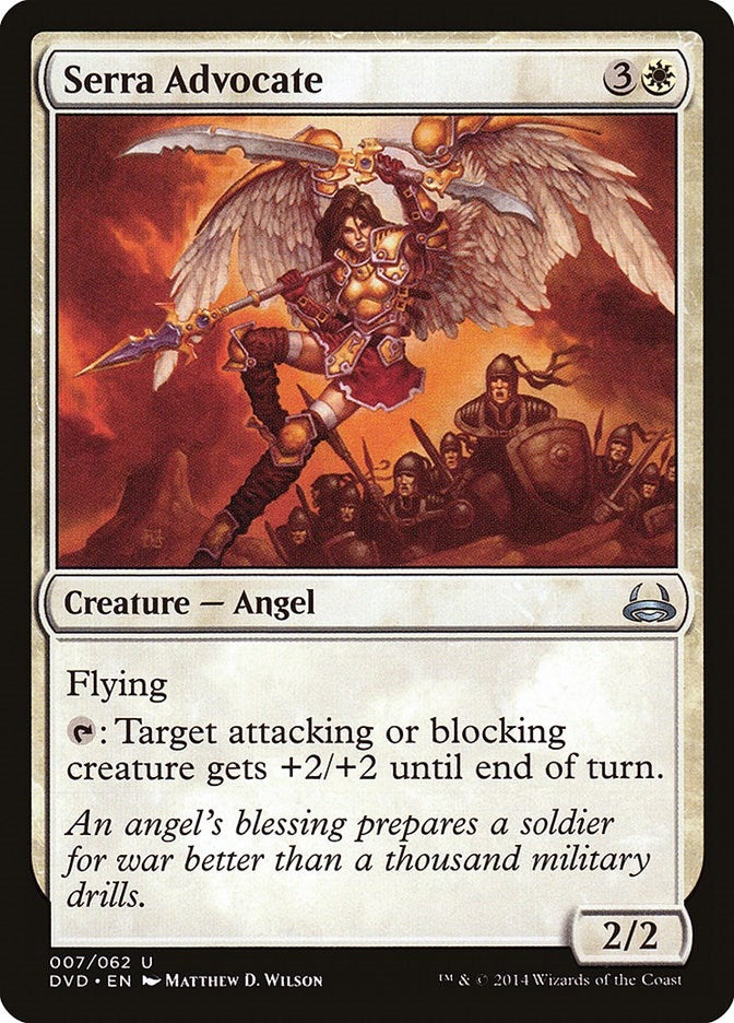 Serra Advocate (7) (Duel Decks: Anthology)