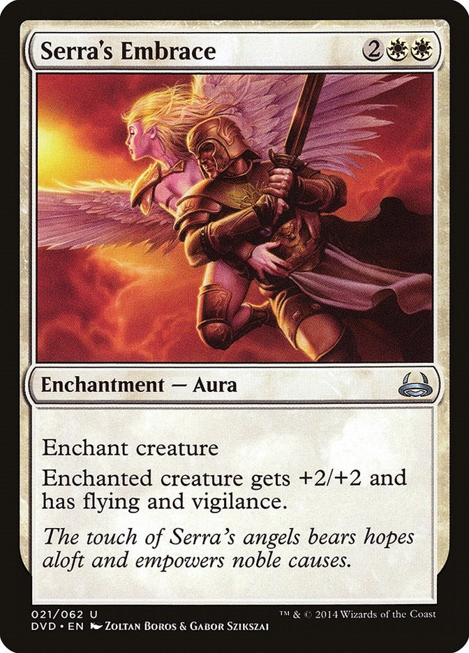 Serra's Embrace (21) (Duel Decks: Anthology)