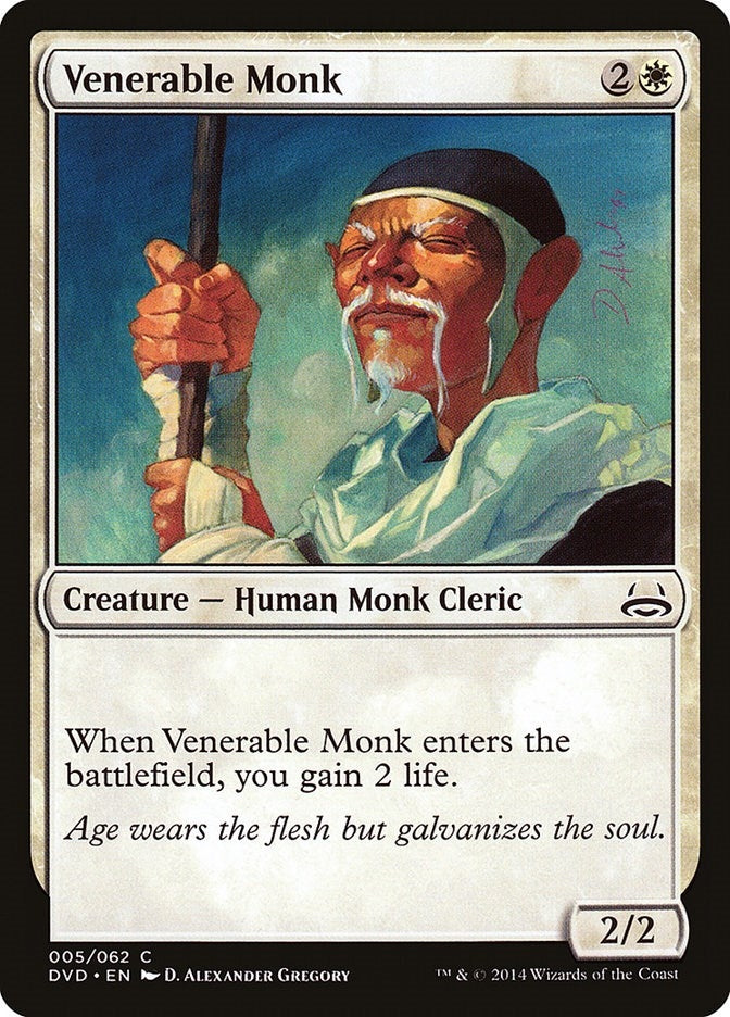 Image for Venerable Monk (5) - Magic: The Gathering