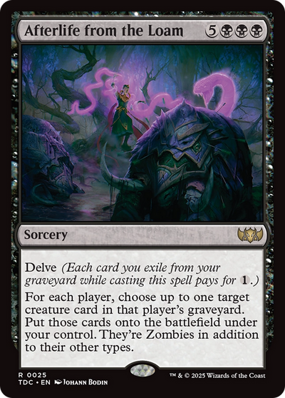 Afterlife from the Loam (25) (Commander: Tarkir: Dragonstorm)