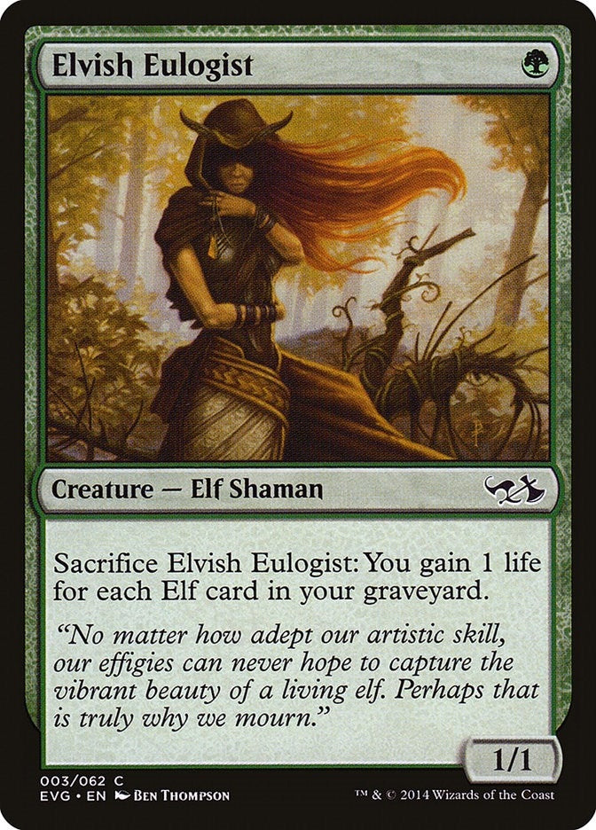 Elvish Eulogist (3) (Duel Decks: Anthology)