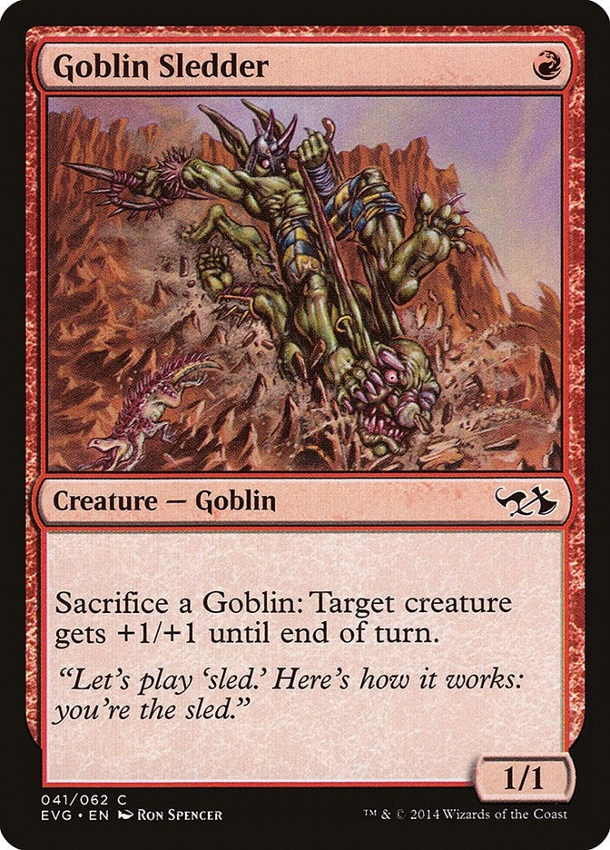 Goblin Sledder (41) (Duel Decks: Anthology)