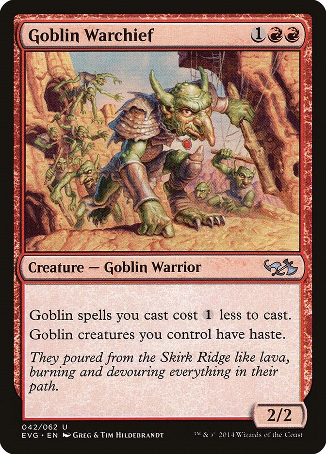 Goblin Warchief (42) (Duel Decks: Anthology)