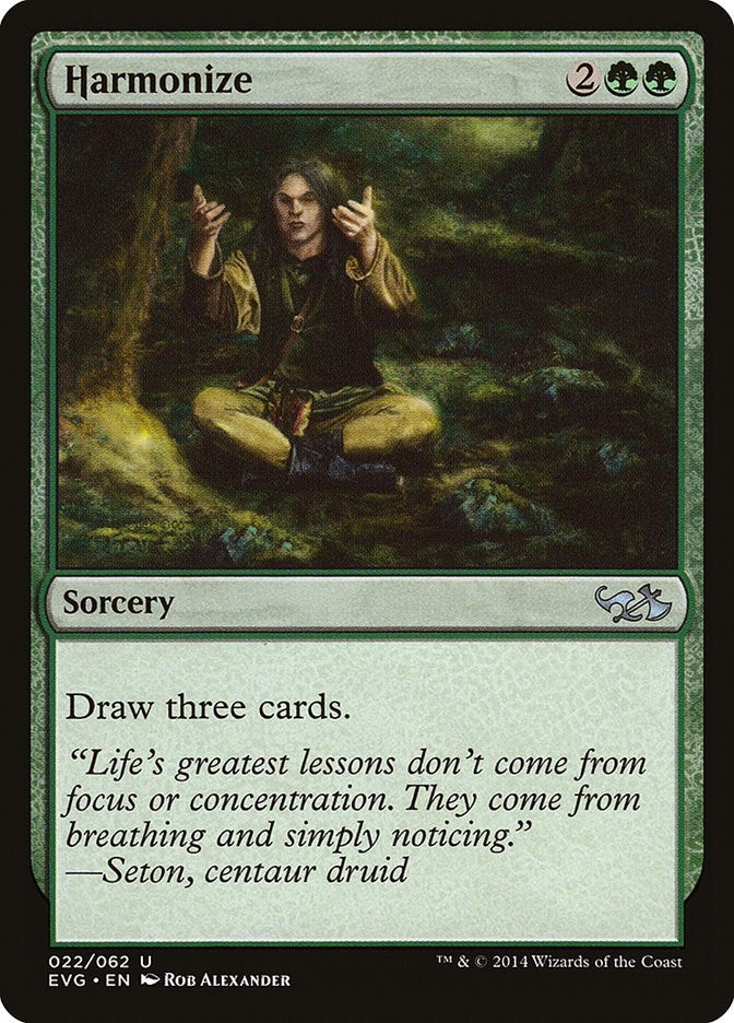 Harmonize (EVG) (22) (Duel Decks: Anthology)