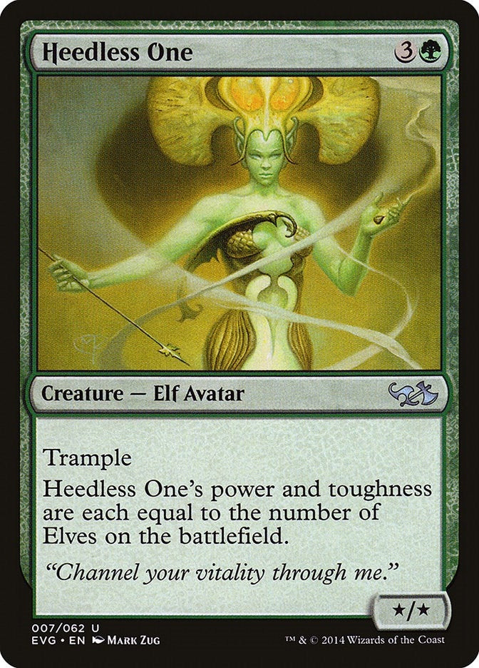 Heedless One (7) (Duel Decks: Anthology)