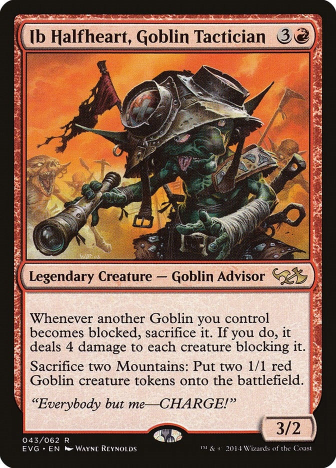 Ib Halfheart, Goblin Tactician (43) (Duel Decks: Anthology)
