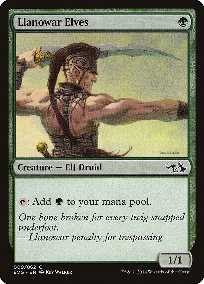 Llanowar Elves (9) (Duel Decks: Anthology)