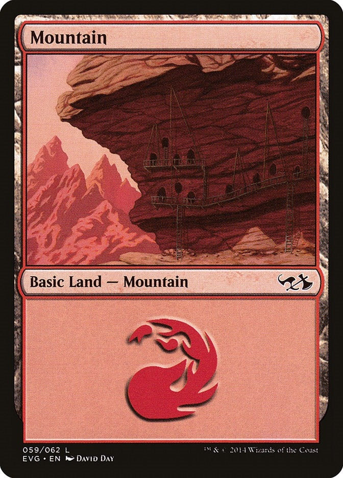 Mountain (059) (EVG) (59) (Duel Decks: Anthology)
