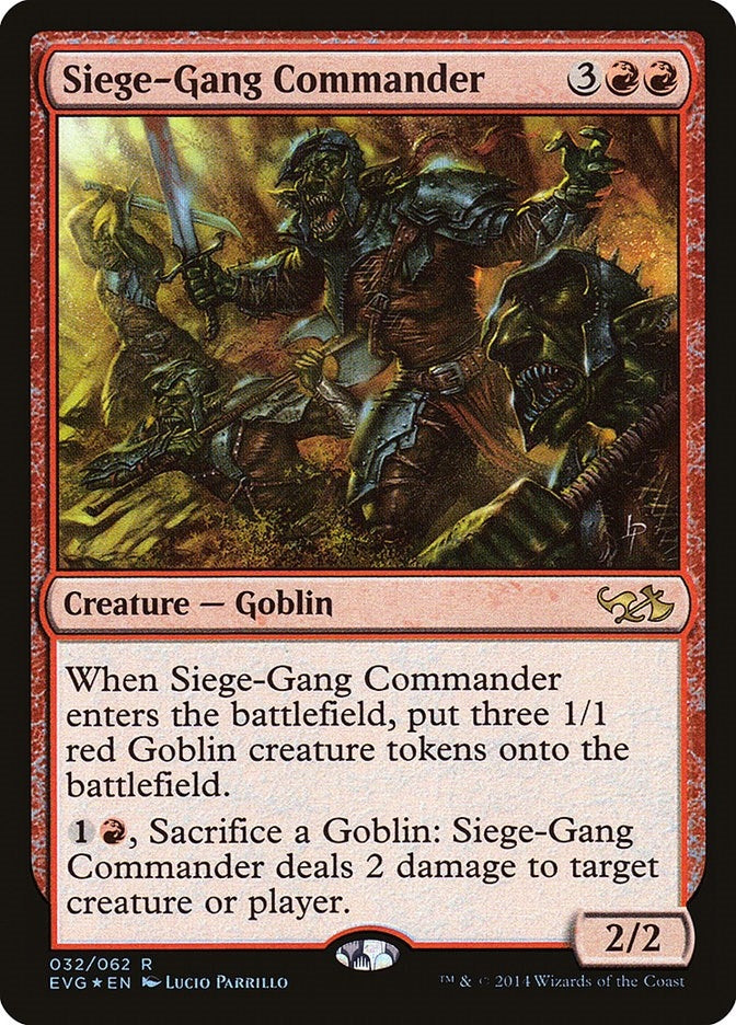 Siege-Gang Commander (32) (Duel Decks: Anthology)