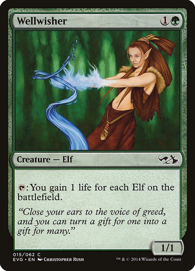 Wellwisher (15) (Duel Decks: Anthology)