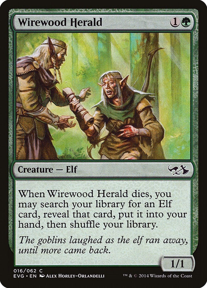 Wirewood Herald (16) (Duel Decks: Anthology)