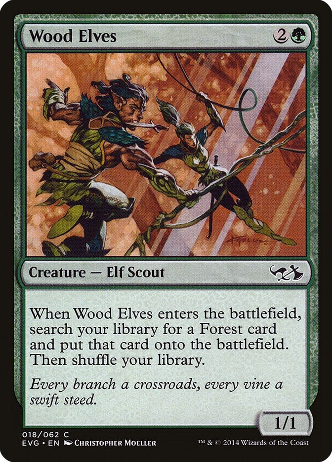 Wood Elves (18) (Duel Decks: Anthology)