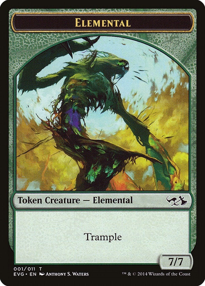 Elemental Token (1) (Duel Decks: Anthology)